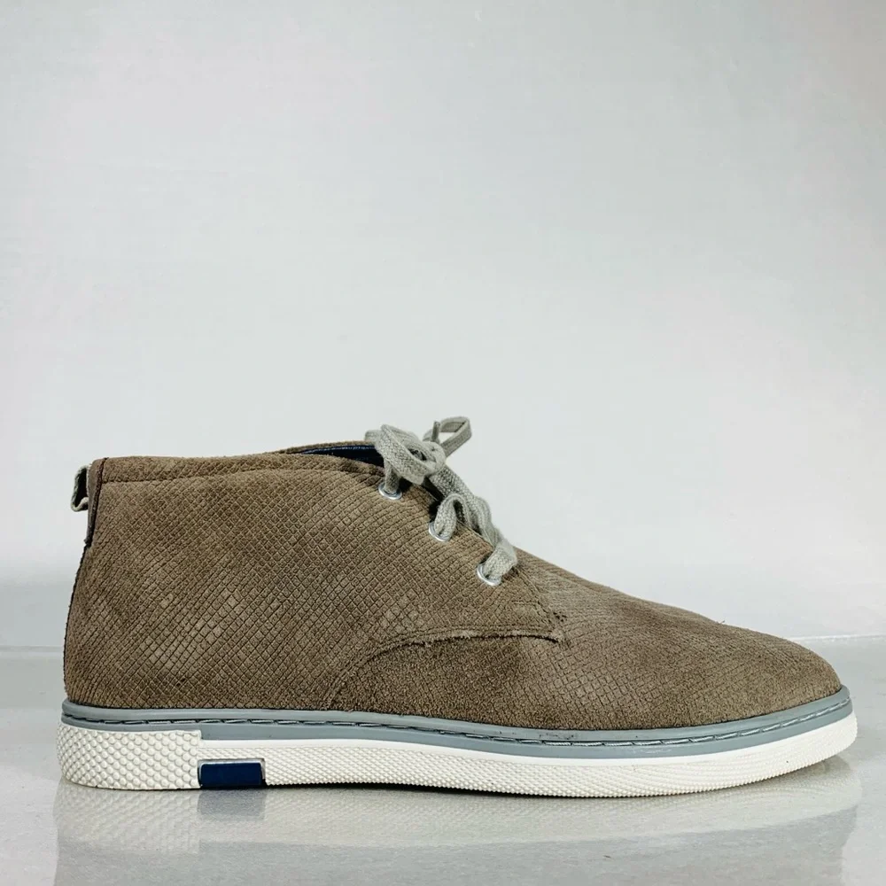 Steve Madden Men’s Alberto Leather Chukka Lace Boot Size 7.5